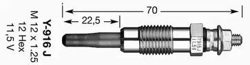 Свеча накаливания NGK 5906